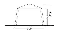 Outwell Fastlane 300 Shelter 17 Outwell Fastlane 300 Shelter -Sports Outdoor Store 111429 fastlane 300 shelter drawing other5