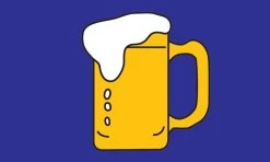 Beer Party Flag 5ft By 3Ft