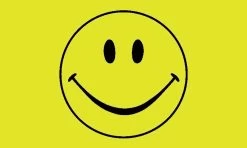 Happy Face Flag 5ft By 3Ft
