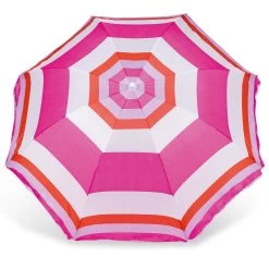 Yello Stripped Parasol -Sports Outdoor Store BGG1305 yello pink striped parasol top