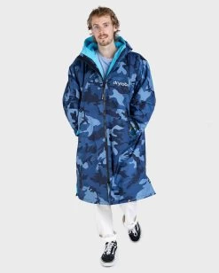 Dryrobe Advance Long Sleeve Blue Camo Blue -Sports Outdoor Store Male adult advance bluecamoblue 1