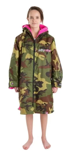 Dryrobe Advance Kids Long Sleeve Camouflage Pink - RECYCLED -Sports Outdoor Store S LS DA CAM PINK 222 2024x2024 be7032b7 ba14 4b73 a669 007f42686397