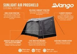 Vango Sunlight Air ProShield - Awning / Canopy For Caravans & Motorhomes -Sports Outdoor Store Sunlight Air ProShield Infographic LowRes small