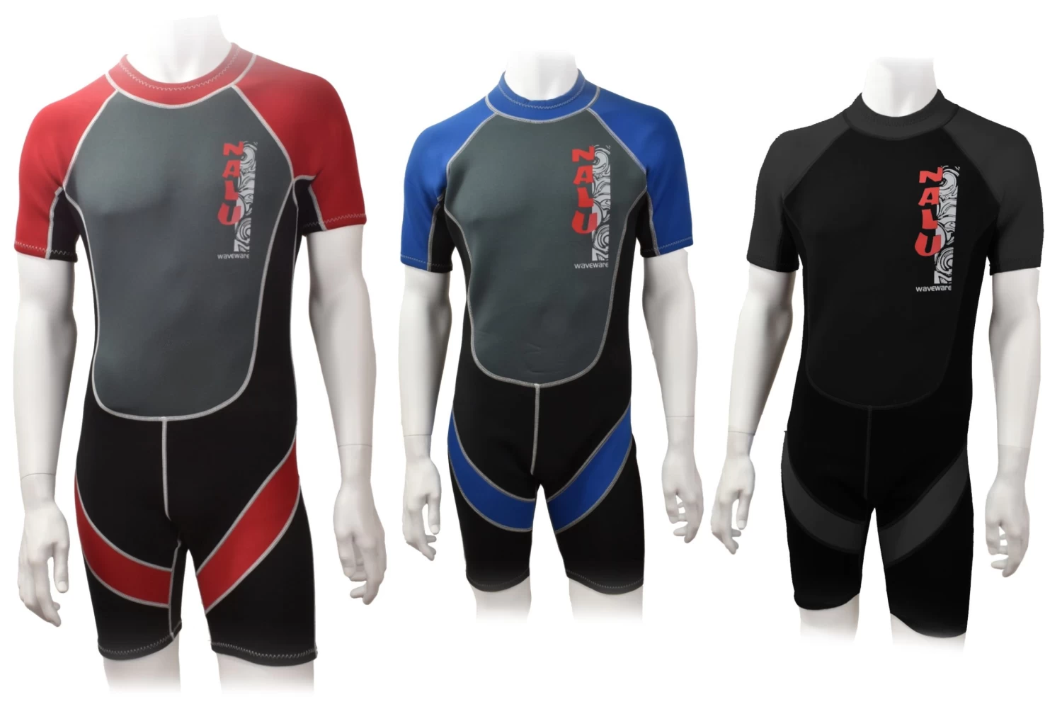 Nalu Adult Wetsuits - Red 1 Nalu Adult Wetsuits - Red