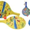 Wooden Beach Bats & Ball Set