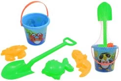 Blue Bucket Spade & Mould Set