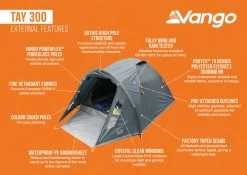 Vango Tay 300 Tent 2025 13 Vango Tay 300 Tent 2025 -Sports Outdoor Store Tay 300 Infographic External LowRes