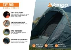 Vango Tay 300 Tent 2025 12 Vango Tay 300 Tent 2025 -Sports Outdoor Store Tay 300 Infographic Internal LowRes
