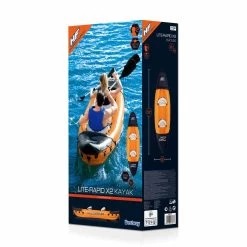 Bestway Hydro-Force Lite-Rapid X2 Kayak -Sports Outdoor Store bestway hydro force lite rapid x2 65077 inflatable kayak canoe 2 person 4