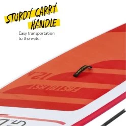 Bestway HydroFrorceFastblast Tech - 12’6ft SUP Inflatable Stand Up Paddle Board 11 Bestway HydroFrorceFastblast Tech - 12’6ft SUP Inflatable Stand Up Paddle Board -Sports Outdoor Store bw65343 callout 6 red sup inflatable stand up paddle board