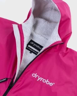Dryrobe Advance Long Sleeve Hot Pink / Grey -Sports Outdoor Store female adult advance hotpink 8 1