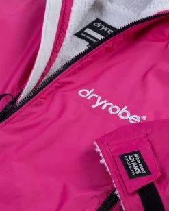 Dryrobe Advance Long Sleeve Hot Pink / Grey -Sports Outdoor Store female adult advance hotpink 9