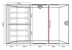 Outdoor Revolution Atom 600 Air Tent With Free Footprint -Sports Outdoor Store fp 4