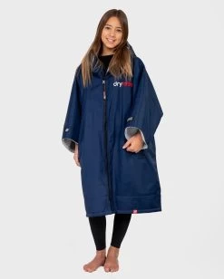 Dryrobe Advance Kids Short Sleeve Navy Grey -Sports Outdoor Store kids advance SS Navygrey 1 2024x2024 678f8608 1d7d 4677 9af3 334947e26fd1