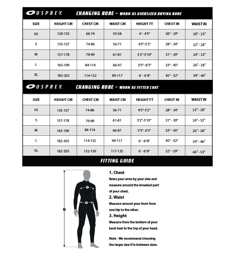 Osprey Changing Robe 2 Osprey Changing Robe - Image 2
